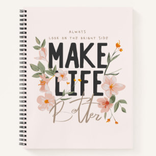 Carnet Toujours regarder du côté lumineux