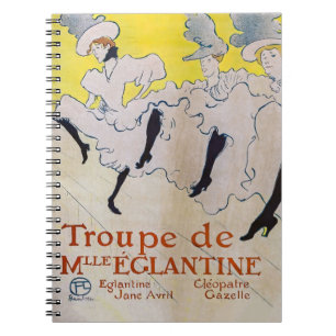 Carnet Toulouse-Lautrec - Troupe de Mlle Eglantine