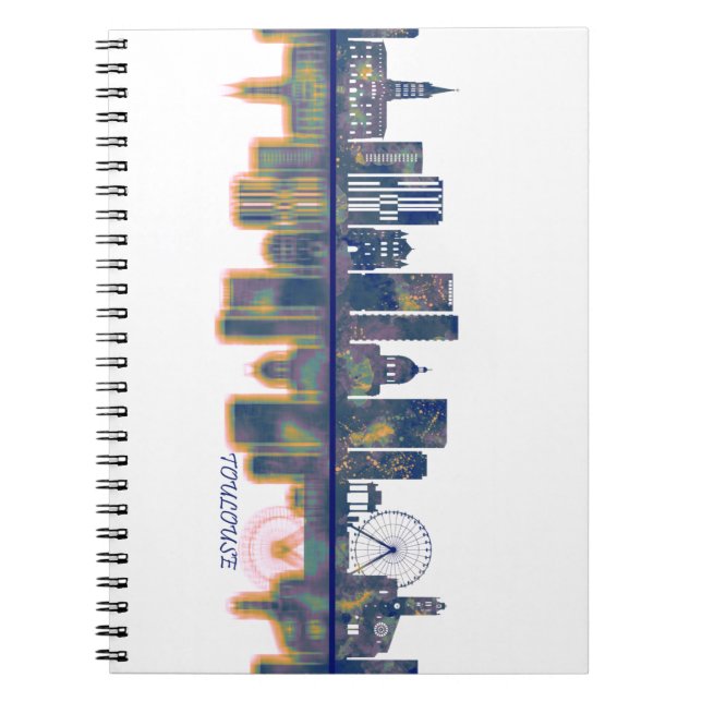 Carnet Toulouse Skyline (Devant)