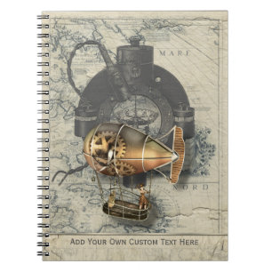 Carnet Tour de dirigeable de Steampunk