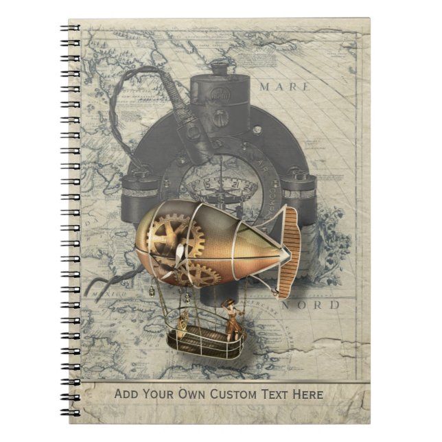 Carnet Tour de dirigeable de Steampunk (Devant)