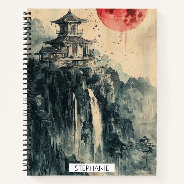 Carnet Tour de la Lune de Sang à l'Encre (Devant)