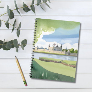 Carnet Tour de Londres Paysage aquarelle Royaume-Uni