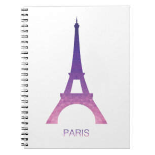 Carnet Tour Eiffel abstrait