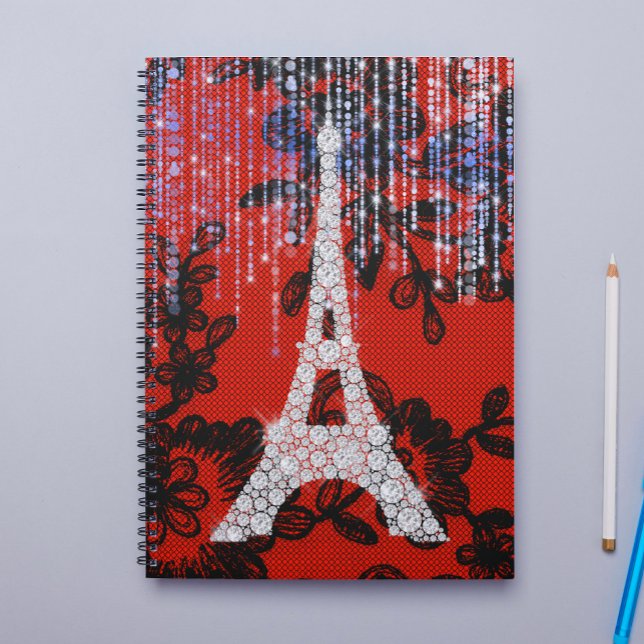 Carnet Tour Eiffel en dentelle (Créateur téléchargé)