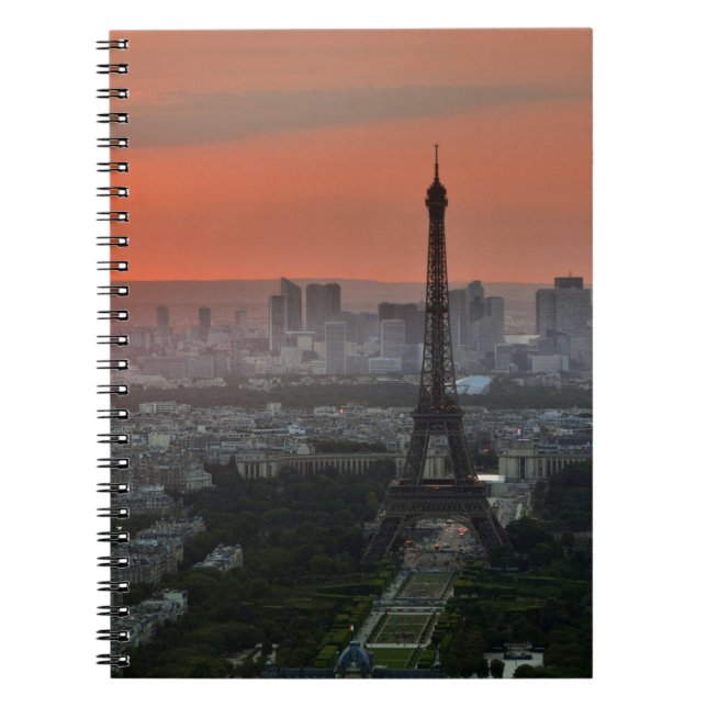 Carnet Tour Eiffel Paris Europe Voyage (Devant)