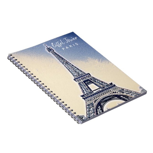 Carnet Tour Eiffel Paris France (Côté Droit)