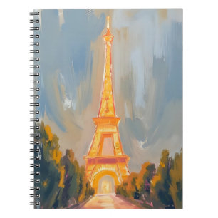 Carnet Tour Eiffel   Paris France Peinture à l'aquarelle
