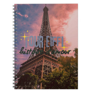 Carnet Tour Eiffel - Romance parisienne à Paris
