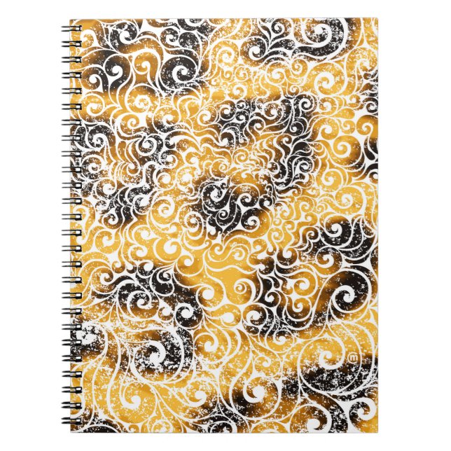 Carnet Tourbillonnant Motif Leopard (Devant)