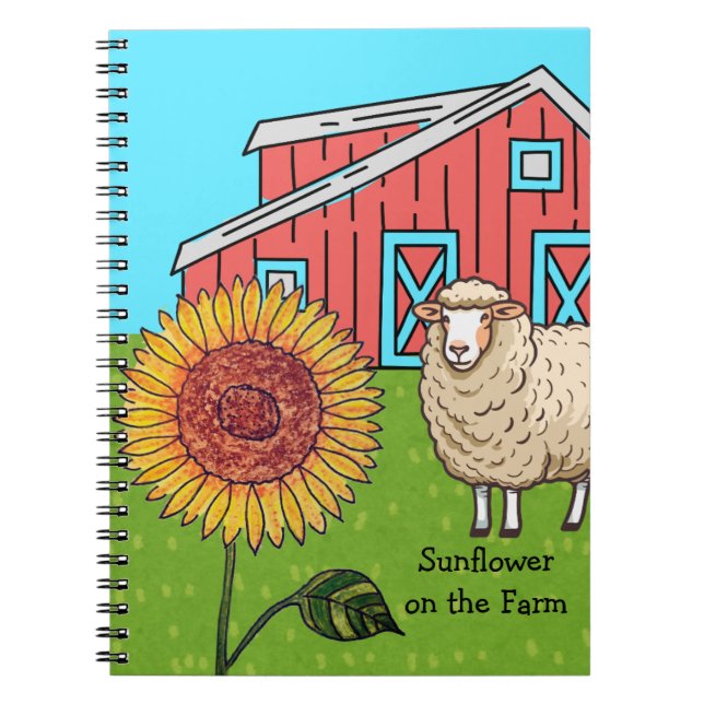 Carnet Tournesol à la ferme (Devant)