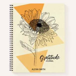 Carnet Tournesol Gratitude Journal, Droit de l'attraction