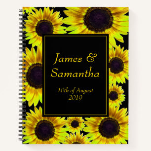 Carnet Tournesol jaune vif et joyeux - Planificateur
