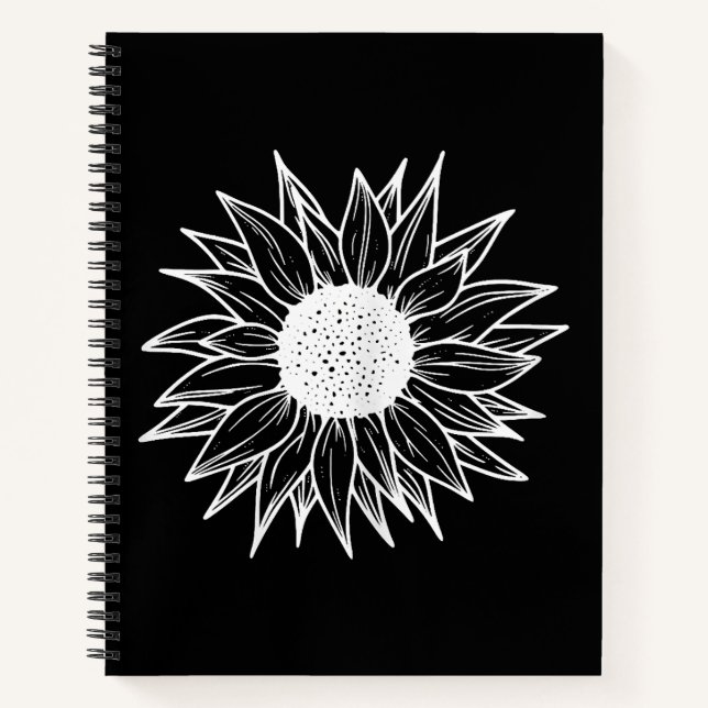 Carnet Tournesol Jolie fleur fleur sauvage multicolore (Devant)
