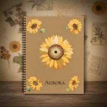 Tournesol Vintage – Dessin Floral Chaleureux et No
