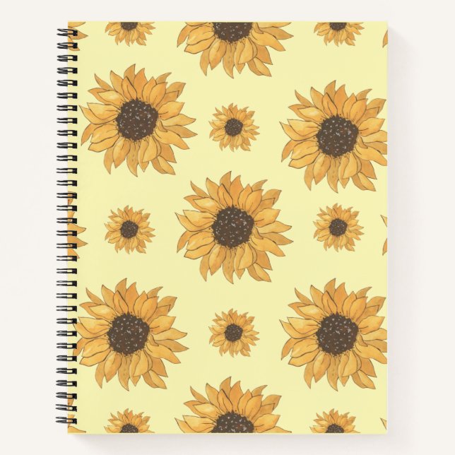 Carnet Tournesols  (Devant)
