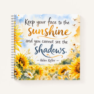 Carnet Tournesols Inspirants – Tournesol Aquarelle