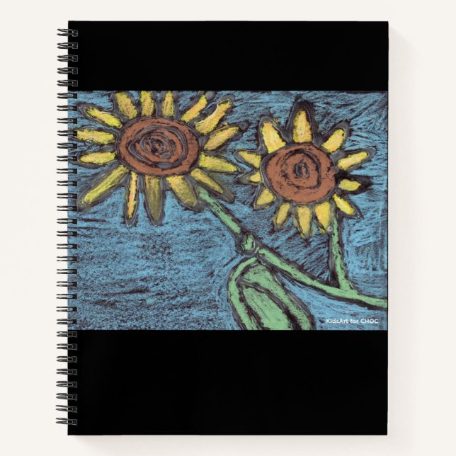 Carnet Tournesols pour toujours - Art pour enfants pour C (Devant)