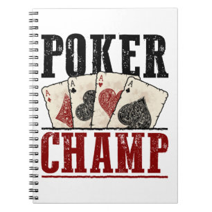 Carnet Tournoi du joueur de poker Champ