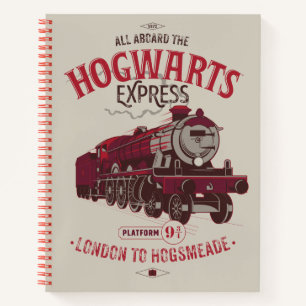 Carnet Tous à bord de l'Express Hogwarts