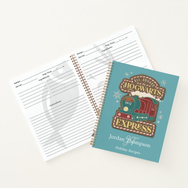 Carnet Tous à bord du cookie de Noël du train HOGWARTS™ E (Intérieur)