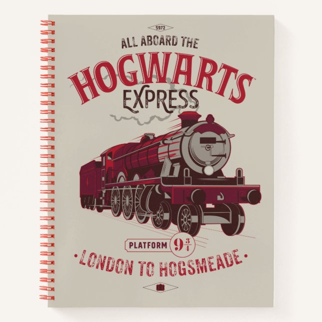 Carnet Tout À Bord De L'Express Hogwarts (Devant)
