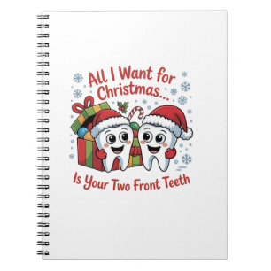 Carnet Tout ce que je veux pour Noël, ce sont vos deux de