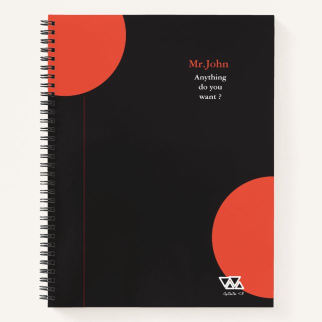 Carnet Tout ce que voulez-vous cadeau pour les amis et la (Devant)