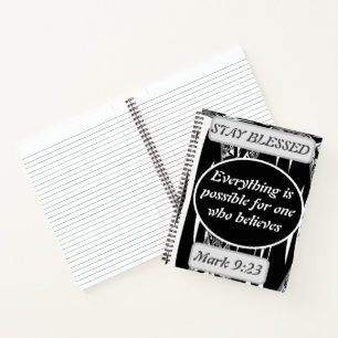 Carnet Tout est possible pour celui qui croit Mark 9