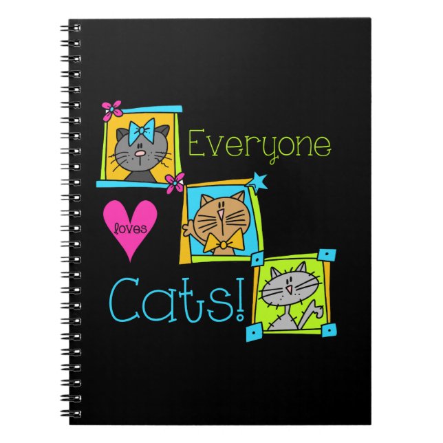 Carnet Tout le monde aime les chats (Devant)
