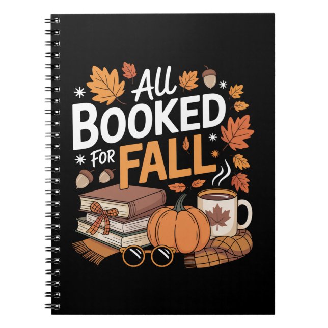 Carnet Toutes les réservations pour Fall Cute Books, Coff (Devant)