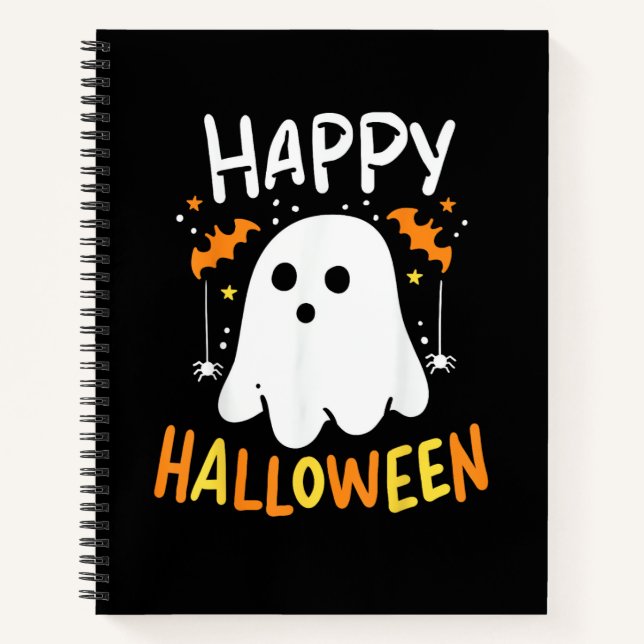 Carnet Tracer Ou Traiter Le Fantôme D'Halloween (Devant)