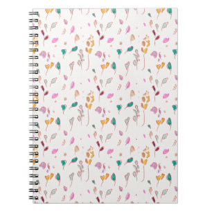 Carnet traces florales Abstraites