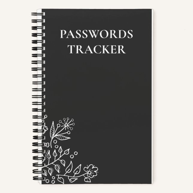 CARNET TRACKER MOTS DE PASSE (Recto)