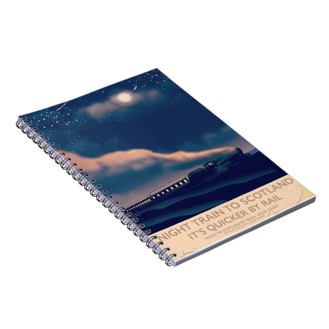 Carnet Train de nuit pour l'Écosse (Côté Droit)