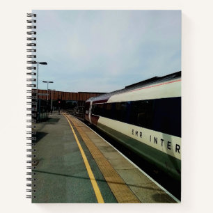 Carnet train de style vintage