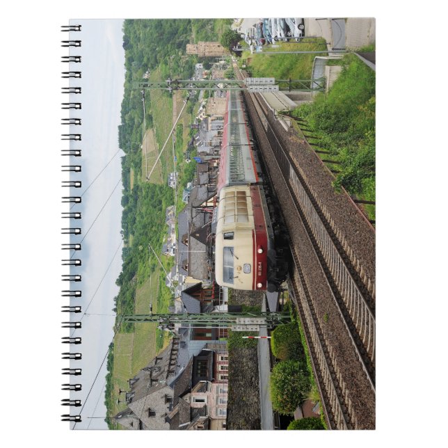 Carnet Train de voyageurs à Oberwesel (Devant)