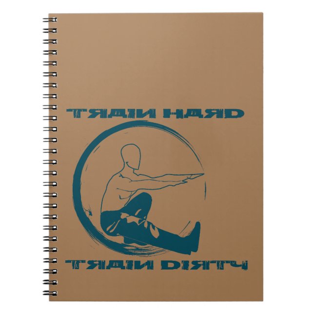 Carnet Train hard, train dirty (Devant)
