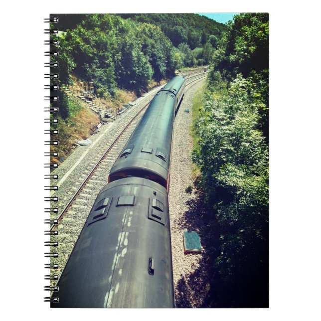 Carnet Train sur les rails (Devant)
