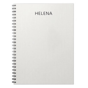 Carnet Traits blancs sur fond blanc laiteux.