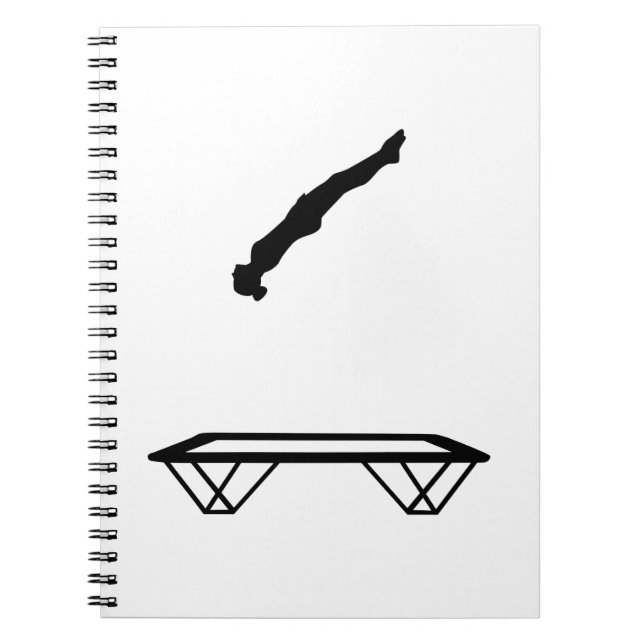 Carnet Trampoliniste féminine (Devant)