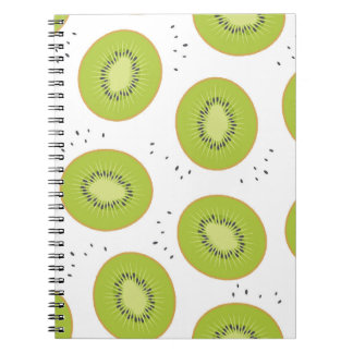 Carnet Tranches de fruits Kiwi, illustration transparente