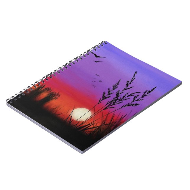 Carnet Tranquille - Aquarelle (Côté gauche)