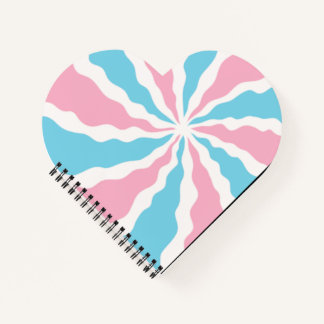 Carnet Trans swirl heart notebook