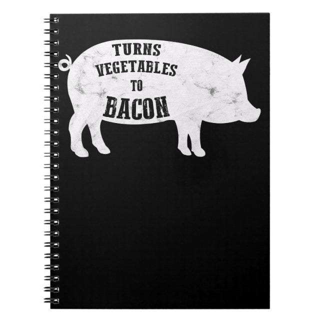 Carnet Transforme les légumes en bacon | Amateurs de BBQ  (Devant)