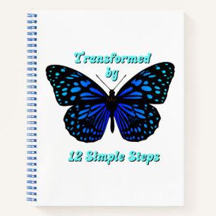 Carnet Transformé par 12 étapes simples, AA, NA, Al-Anon