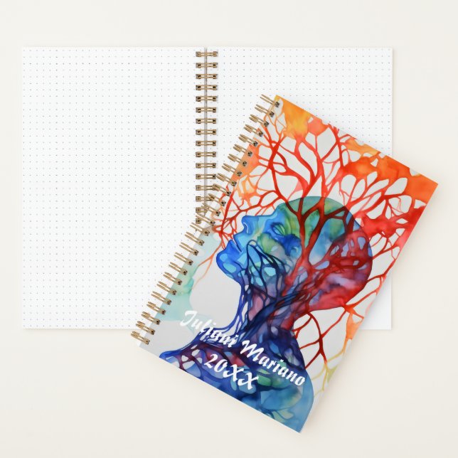 Carnet Transition fluide Nom personnalisé (À l'intérieur)