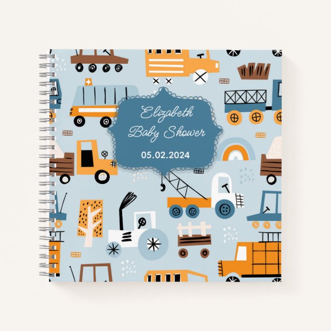 Carnet Transport Voitures de dessin à main (Devant)