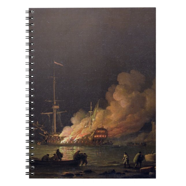 Carnet Transportez-vous sur le feu la nuit, c.1756 (Devant)