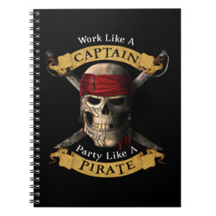 Carnet Travailler Comme Une Partie De Capitaine Comme Un 
